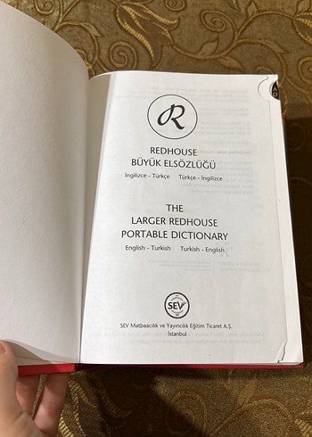 Redhouse Büyük İngilizce-Türkçe Sözlük - Görsel 3