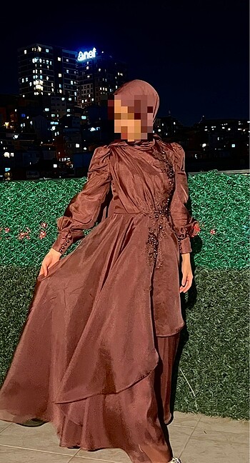 38 Beden Tesettür Özel Gün Elbise