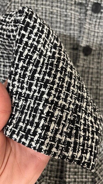 38 Beden siyah Renk Tüvit blazer