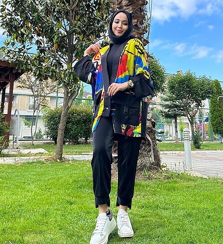 xl Beden Parlak jogger pantolon