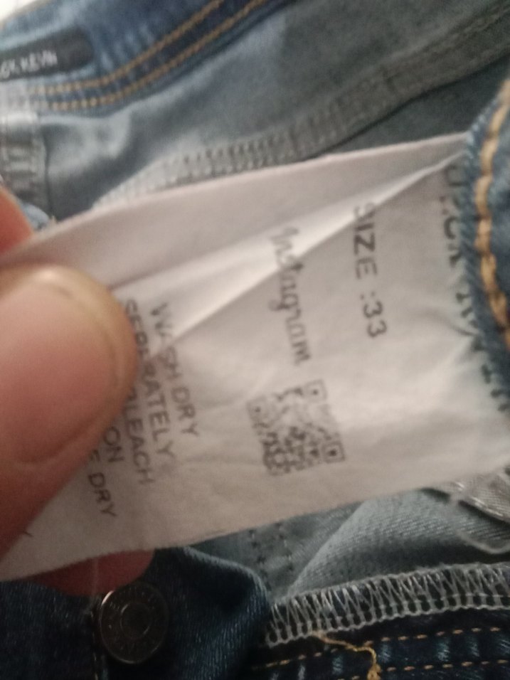 Mavi erkek pantolon - Görsel 2