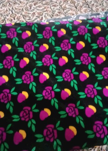 Çiçek Desenli eski kumaş - Görsel 3