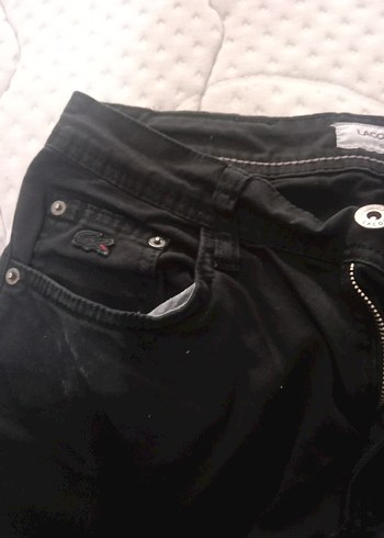 Erkek Siyah Regular Fit Midi Kot Pantolon - Görsel 3