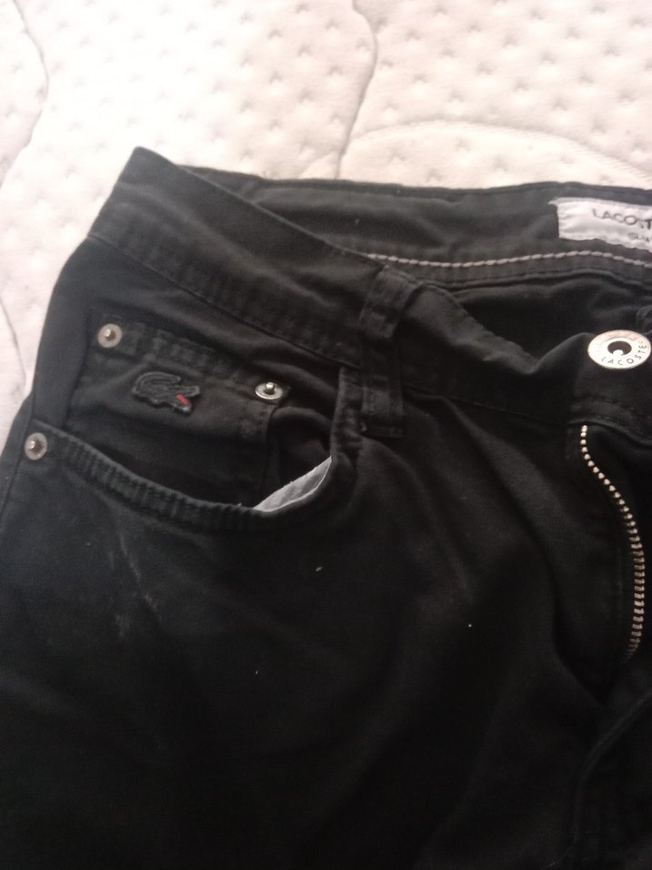 Erkek Siyah Regular Fit Midi Kot Pantolon - Görsel 3