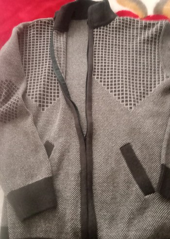 Gri Erkek Triko Hırka - Görsel 3