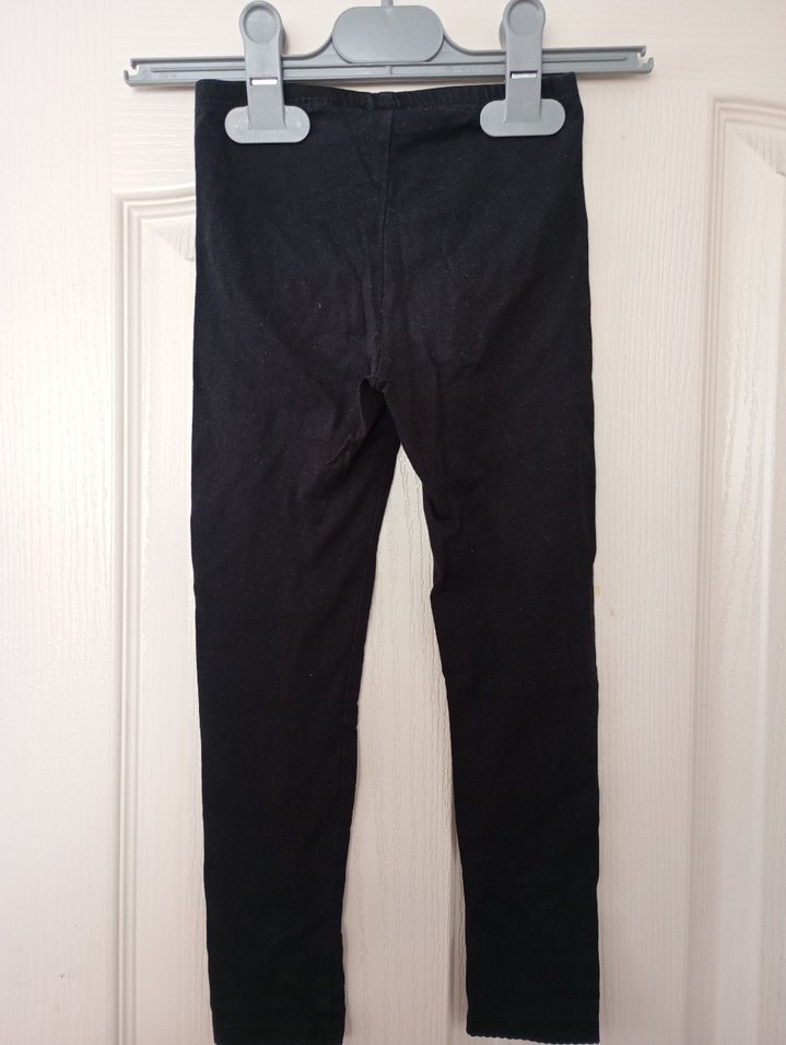 Kız Çocuk Siyah İnce Tayt - Görsel 3