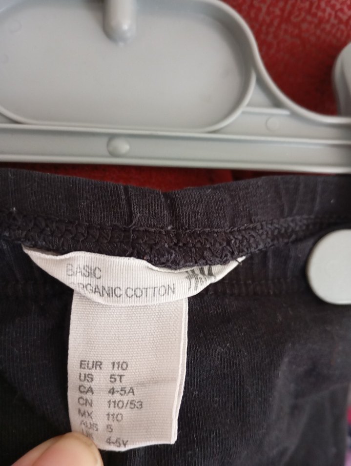 Kız Çocuk Siyah İnce Tayt - Görsel 5