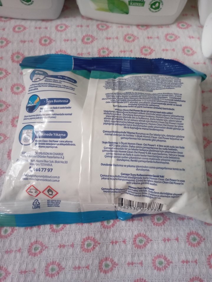 Homm Clean Beyazlar İçin Toz Deterjan - Görsel 2