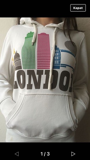 Beyaz Sweatshirt 