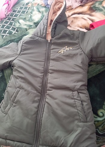 Kız Çocuk Pembe Fermuarlı Mont - Görsel 2