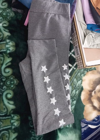 Kızlar için Pembe Dar Kesim Tayt - Görsel 3