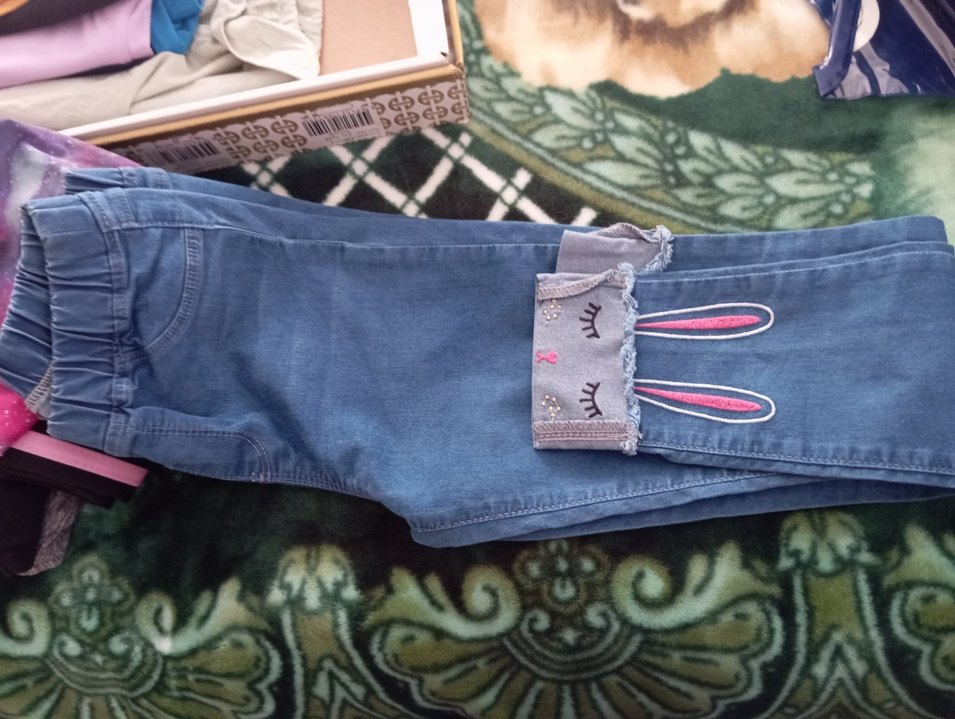 Kızlar için Pembe Dar Kesim Tayt - Görsel 4