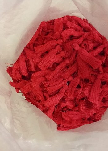 Kırmızı İpek Püskül  Aksesuarı - Görsel 3