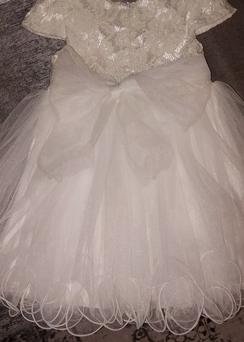 Beyaz kız cocuk gelinlik - Görsel 3