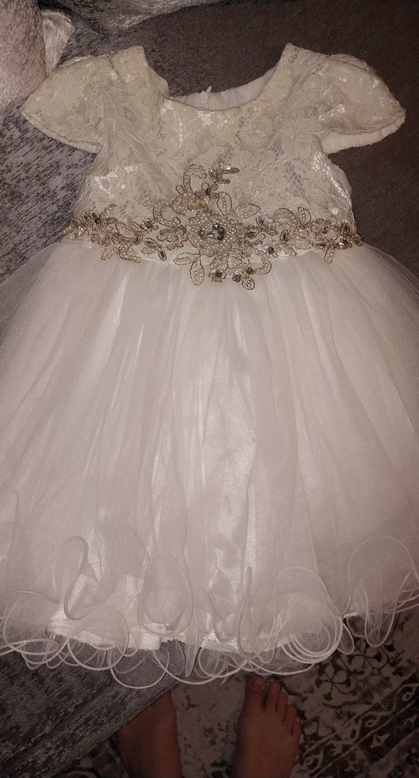 Beyaz kız cocuk gelinlik - Görsel 2