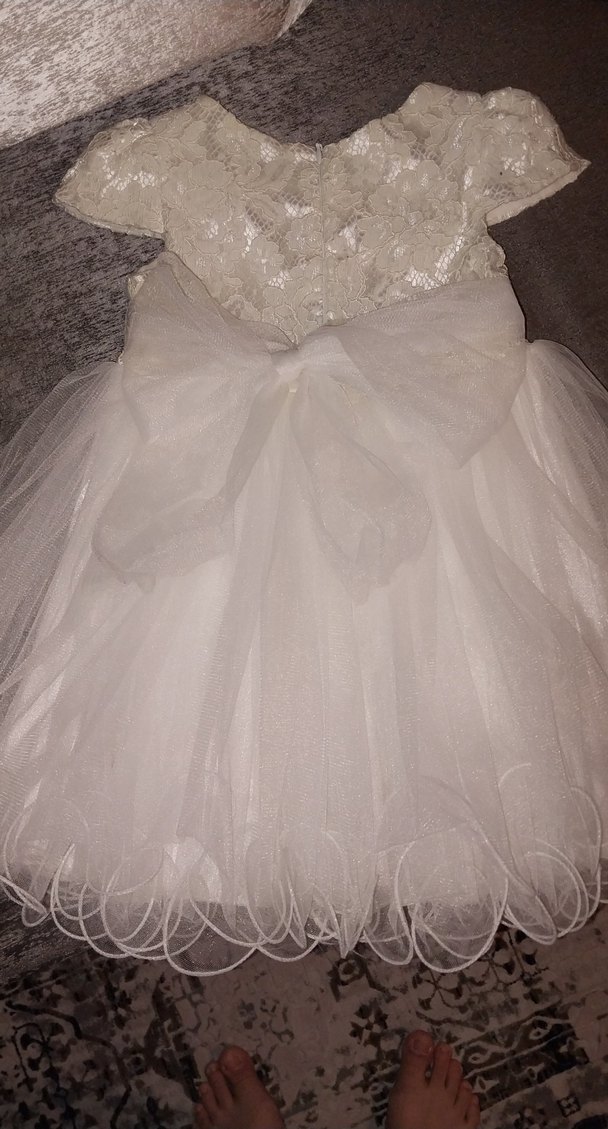 Beyaz kız cocuk gelinlik - Görsel 3