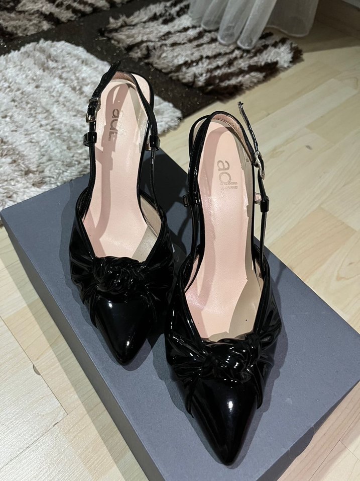 Adil Işık Rugan Fiyonklu Stiletto Topuklu Ayakkabı - Görsel 4