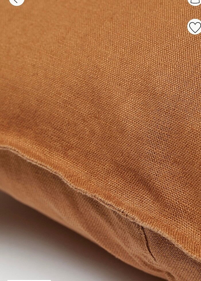 H&M keten kırlent kılıfı - Görsel 2