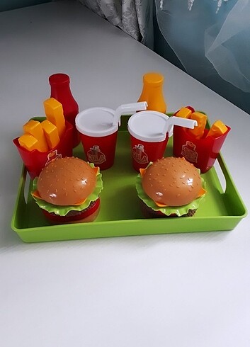 Oyuncak Hamburger Seti