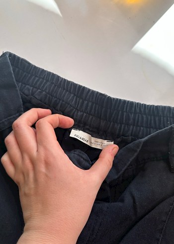 Siyah Beli Kemerli Kadın Pantolon - Görsel 3