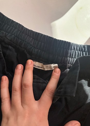 Siyah Beli Kemerli Kadın Pantolon - Görsel 2