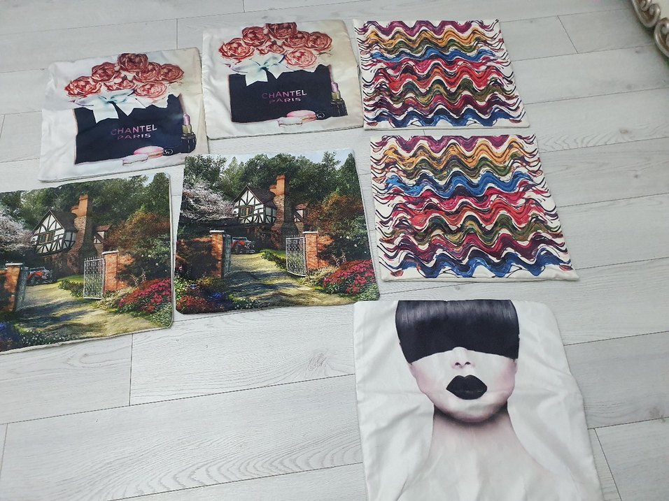 Renkli baskili  kırletler - Görsel 2