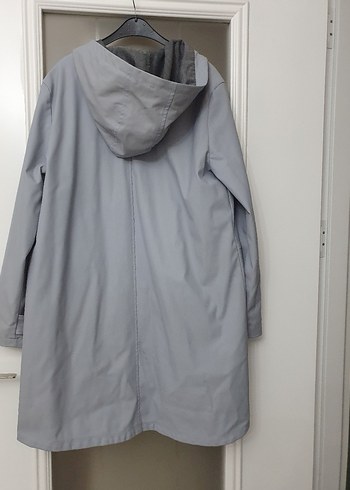 Kadın Grii Yağmurluk Defakto  L - Görsel 5