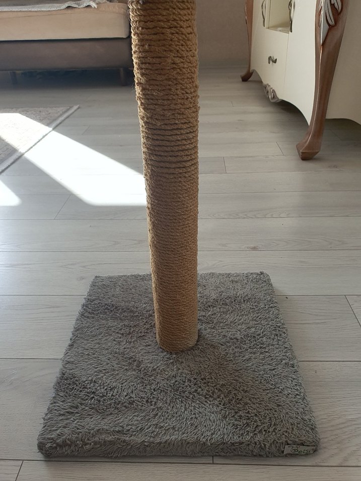 Gri Kedi Tırmalama Direği - Görsel 2