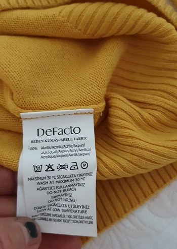 DeFacto Sarı Baskılı Kadın Pareo - Görsel 4