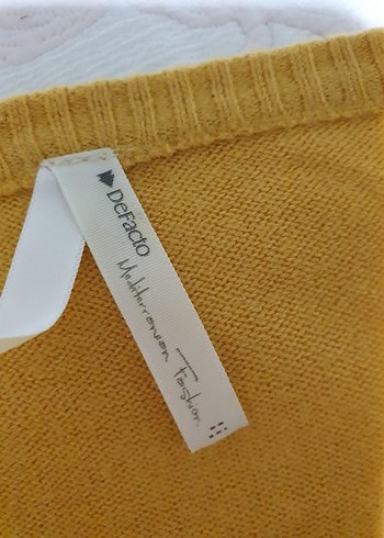 DeFacto Sarı Baskılı Kadın Pareo - Görsel 3