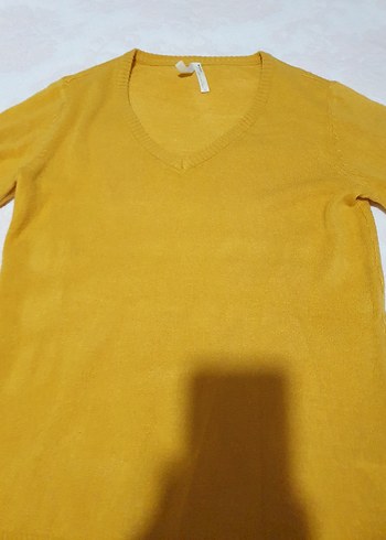 DeFacto Sarı Baskılı Kadın Pareo - Görsel 2