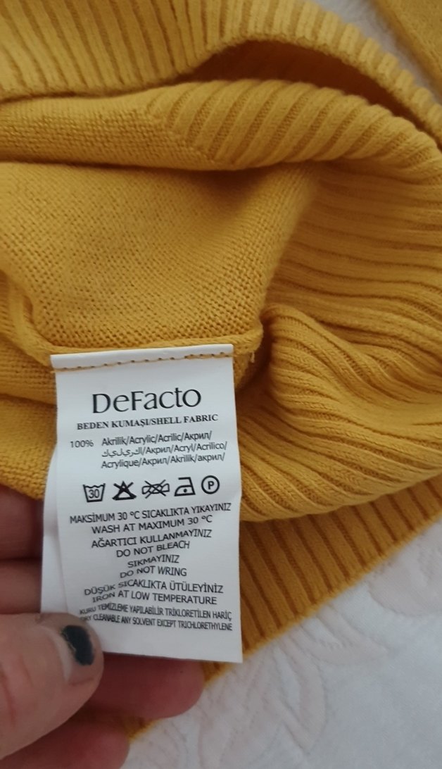 DeFacto Sarı Baskılı Kadın Pareo - Görsel 4