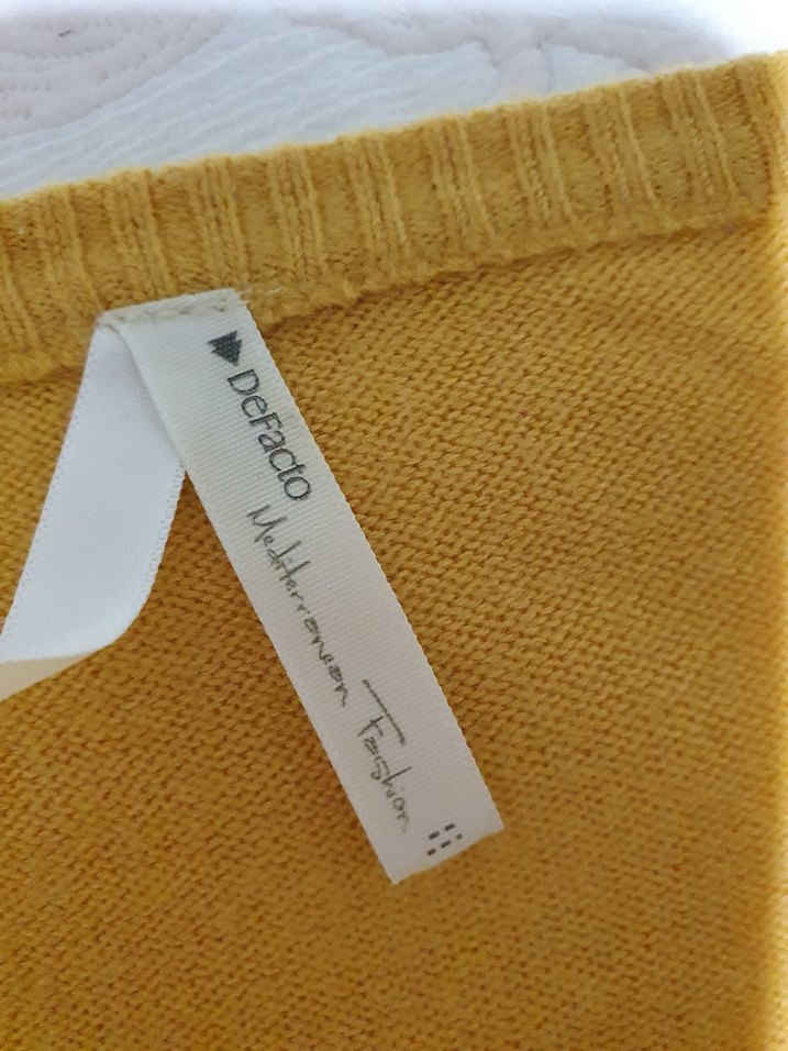 DeFacto Sarı Baskılı Kadın Pareo - Görsel 3