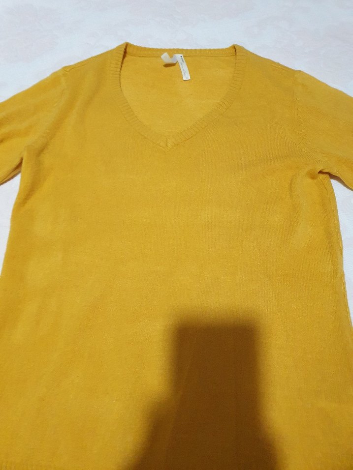 DeFacto Sarı Baskılı Kadın Pareo - Görsel 2