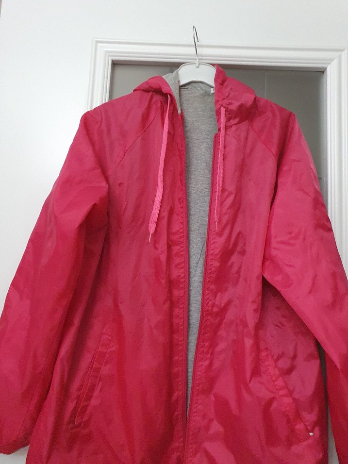 Kadın Pembe Midi yagmurluk English  home - Görsel 2