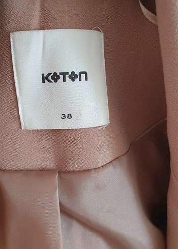 m Beden camel Renk Bej Kadın CeketKoton M