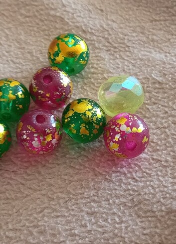  Beden çeşitli Renk Cam Hint boncuk tehaux pandaholl lampwork büyük tane