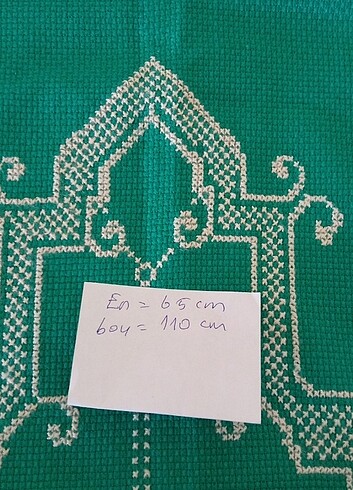 Beden Etamin işleme seccade çeyizlik
