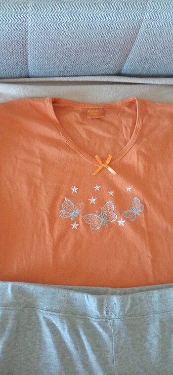 Penti Penye şortlu pijama tm L beden