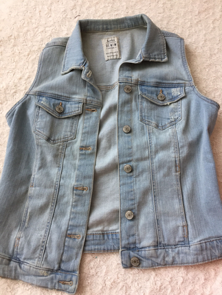 Denim tarz yelek