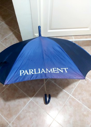 Lacivert Katlamalı Kadın Şemsiye - Görsel 2