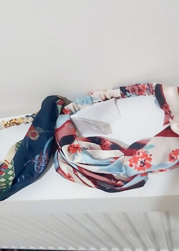 Bohem Tarzı Drapeli Kadın Saç Bandı 2adet - Görsel 4