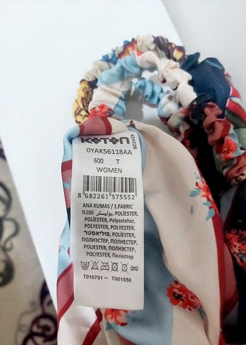 Bohem Tarzı Drapeli Kadın Saç Bandı 2adet - Görsel 2