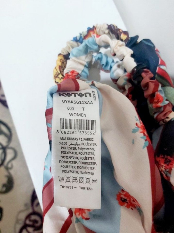 Bohem Tarzı Drapeli Kadın Saç Bandı 2adet - Görsel 2