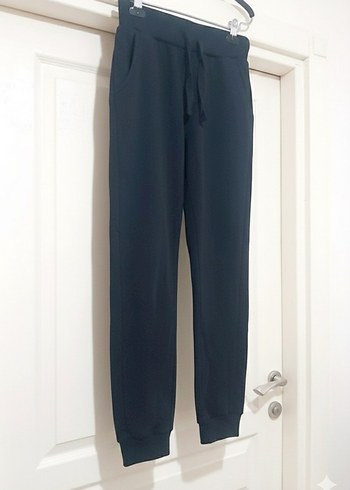 Siyah Kadın Rahat Kesim Eşofman Altı - Görsel 2