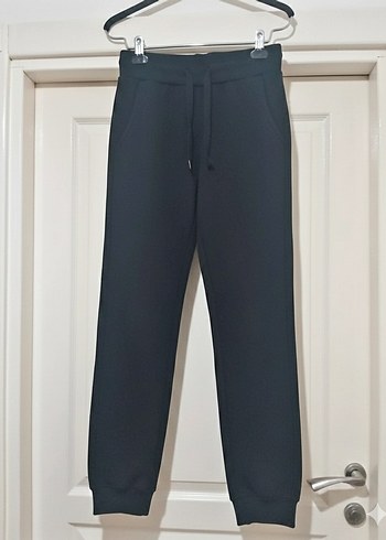 Siyah Kadın Rahat Kesim Eşofman Altı - Görsel 6