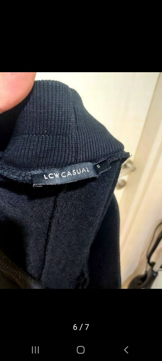 Siyah Kadın Rahat Kesim Eşofman Altı - Görsel 4