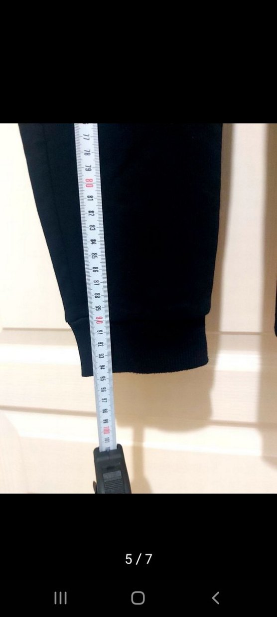 Siyah Kadın Rahat Kesim Eşofman Altı - Görsel 5