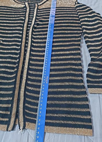 Kadın Kahverengi Örgü Midi Hırka - Görsel 7