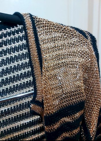 Kadın Kahverengi Örgü Midi Hırka - Görsel 4